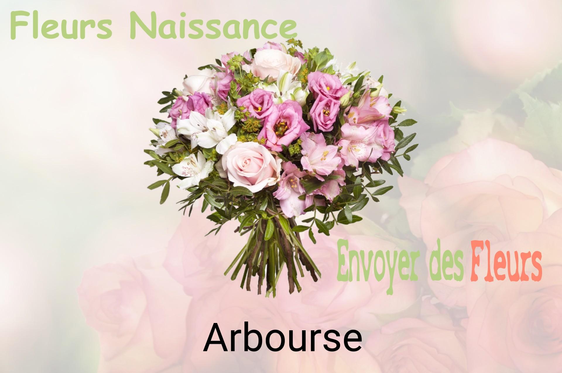 Bouquet de fleurs de naissance livré à Arbourse